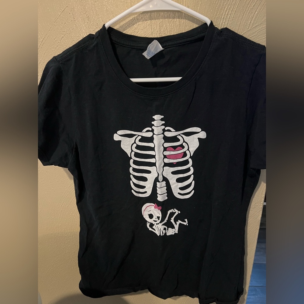 Skeleton Baby Maternity Tee
